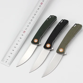 GT959 Флиппер-нож с шарикоподшипником Micarta Handle D2 Стальной Карманный складной нож для наружного использования