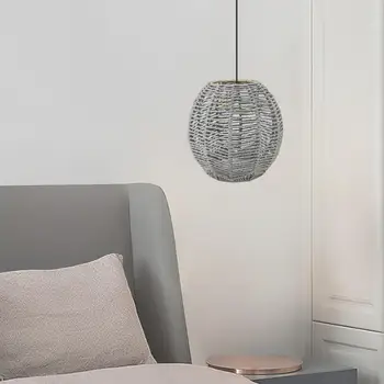 Подвесной абажур для потолочного светильника, абажур ручной работы в стиле ретро для столовой