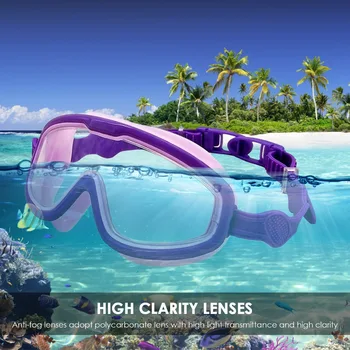 Подарки без протекания Водонепроницаемые Водные виды спорта Детские Плавательные очки Аксессуары для плавания Очки для плавания