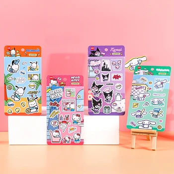 Sanrio Kawaii, Материал для руководства diy, наклейки, Hello Kitty, Дневник Куроми, наклейки для украшения, Детские игрушки, Рождественские подарки