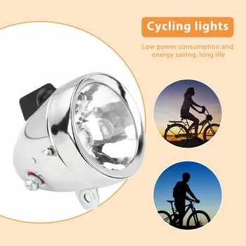 12 В 6 Вт MTB велосипедная фара, задний фонарь, ретро фрикционный генератор, велосипедная фара, комплекты задних фонарей, аксессуары для ночной езды из сплава
