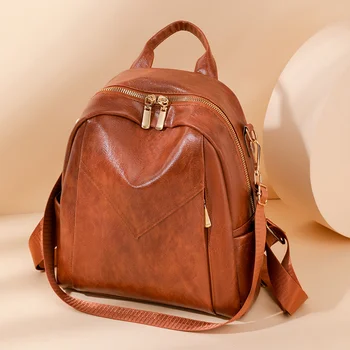Женские рюкзаки, высококачественный рюкзак из искусственной кожи, модные школьные сумки для девочек, женская сумка, Дизайнерский Маленький дорожный рюкзак