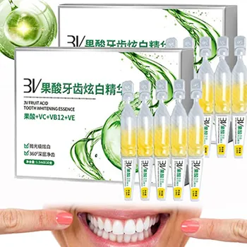 10ШТ 3V Ампульная зубная паста TLOPA, зубная сыворотка, Ампульная эссенция, зубная паста, Фруктовая кислота, эссенция для отбеливания зубов, уход за зубами