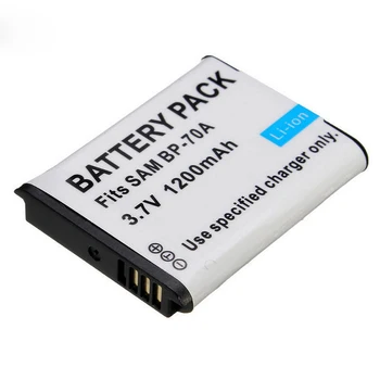 Батарея BP70A 1200 мАч BP 70A BP-70A Сменные Литий-ионные Аккумуляторы Для Samsung ES65 ES70 TL105 TL110 PL100 SLB-70A Батарея