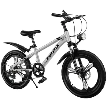 18-дюймовый горный велосипед с регулируемой скоростью, легкая рама из алюминиевого сплава, стабильный дизайн, передний и задний механические дисковые тормоза