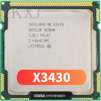 Четырехъядерный процессор Intel Xeon X3430 2,4 ГГц, четырехпоточный процессор мощностью 95 Вт, процессор LGA 1156