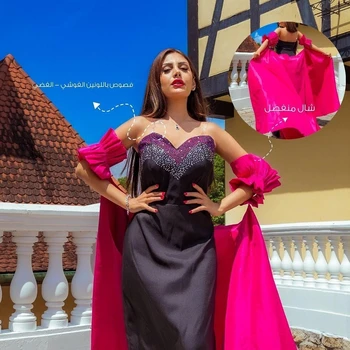 AsaNagi Arabia Платья для выпускного вечера, расшитые бисером, без бретелек, женское элегантное вечернее платье, новое поступление 2023, вечерние халаты