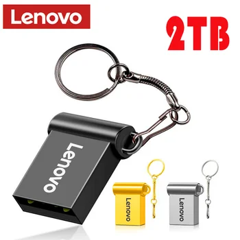 Lenovo U Disk 2 ТБ 1 ТБ 512 ГБ Портативный Флеш-накопитель Высокоскоростной USB Флэш-Накопитель 3.0 Type-C Интерфейс Водонепроницаемый Memoria Usb Флэш-Диск