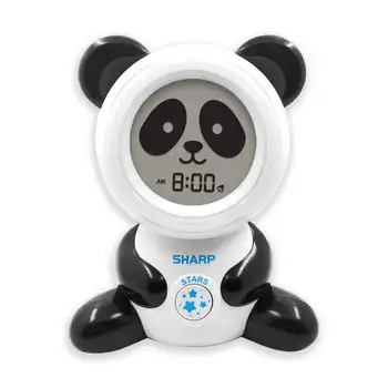 часы для пробуждения Sleep Trainer Panda, фирменные, с проекцией на потолок, белые