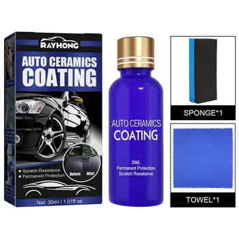 Автомобильный полироль для покрытия автомобиля, Универсальное автомобильное керамическое покрытие, спрей для защиты от царапин, полироль для автомобилей, уменьшает царапины 