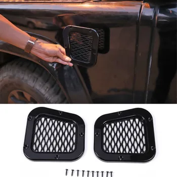 Автомобильное наружное боковое вентиляционное отверстие, Решетка радиатора, накладка, Защитная сетка для Land Rover Defender 90 110 130 2004-2019