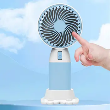 Мини-вентилятор Usb Перезаряжаемый настольный вентилятор с подставкой для ручного вентилятора без звука