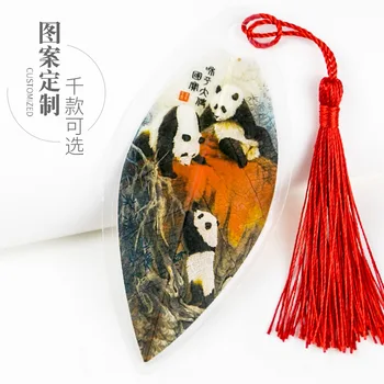 Закладка в виде вены панды, студенческий подарок на выпускной, китайские характеристики, закладка, креативный эстетический китайский стиль на заказ