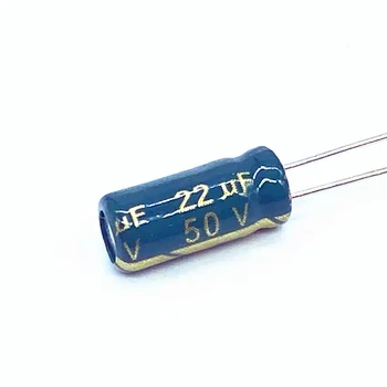 20 шт./лот алюминиевый электролитический конденсатор 50 В 22 мкФ размер 5*11 22 МКФ 20%