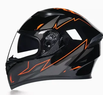 Абсолютно новый оригинальный мотоциклетный шлем высокого качества с полным лицом, мужской гоночный мотоциклетный шлем