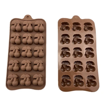 Candy Mould Cherry Chocolate Mould,Cactus Silicone Chocolate Mould форма для шоколада