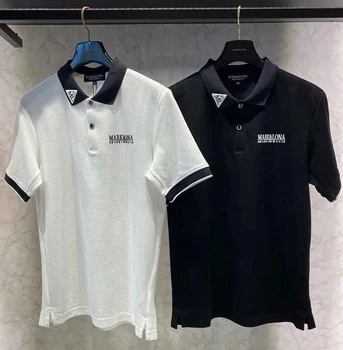 Мужские и женские летние спортивные футболки для гольфа с коротким рукавом, впитывающие пот и дышащие Рубашки-поло для гольфа, парные футболки