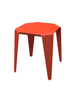 Скандинавский толстый пластиковый креативный стул для взрослых, журнальный столик в ванной, табурет, домашний экономичный диван, несколько маленьких боковин