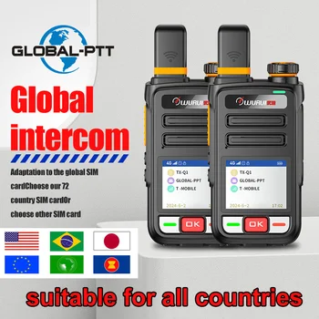 Wurui N9 global-ptt POC портативная рация интернет 4G Двусторонний радиокоммутатор дальние GSM телефоны телекоммуникации дальность действия 1000 км