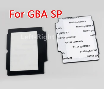 2 шт. Сменная пластиковая стеклянная линза для GBA SP Screen, крышка объектива для Nintend Gameboy Advance SP, Защитная пленка для объектива с адгезивом