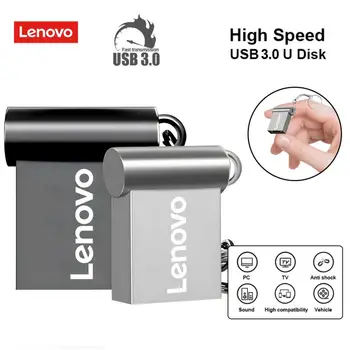 Lenovo Mini 2TB 3.0 Super Metal Usb Флэш-накопитель 1TB Pen Drive Высокоскоростная Карта памяти 512GB U Disk Pendrive 3.0 Memoria Usb