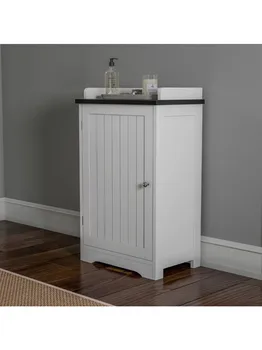 Шкаф для ванной комнаты Somerset Home – напольный шкаф для хранения вещей (белый)