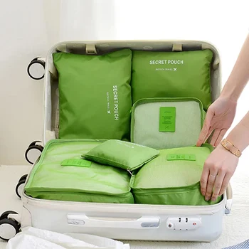 Сумки-органайзер для путешествий, сумки для багажа, кубики для обуви, органайзер для упаковки чемодана, органайзер для багажа, комплект одежды для хранения для