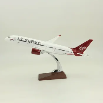 43 см смола B787 Virgin Atlantic Dreamline Airline Модель самолета Игрушка для коллекции