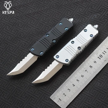 VESPA MiNi hellhound knife M390 blade 7075 алюминиевая ручка, EDC для выживания, кемпинг, охота, кухонный инструмент на открытом воздухе, ключ, универсальный нож