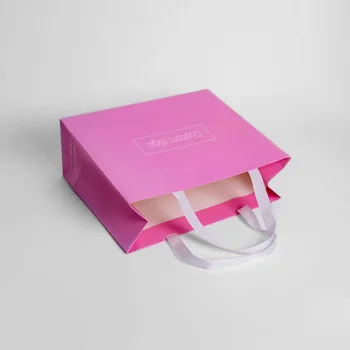 Хозяйственные сумки изготовленной на заказ роскошной одежды подарка корабля бумажные для обуви