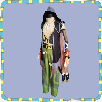 Аниме Genshin Impact Razor Мондштадт Косплей костюм Игровой костюм Красивая униформа Хэллоуин Карнавальная вечеринка Одежда для ролевых игр