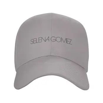 Логотип Selena Gomez С нанесенным графическим логотипом бренда, высококачественная джинсовая кепка, вязаная шапка, бейсболка