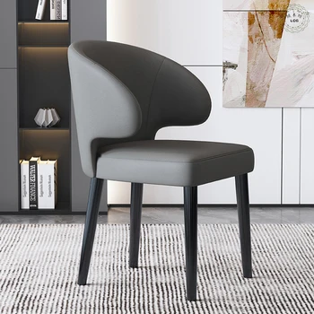 Черные винтажные обеденные стулья, промышленные французские скандинавские офисные стулья для гостиной, Роскошный Современный декор для вечеринки Silla Comedor