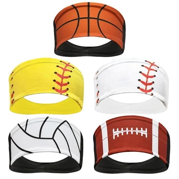Баскетбольная футбольная повязка на голову, спортивная спортивная повязка, Дышащая абсорбирующая повязка для волос, Йога, бег, Фитнес, тюрбан, обруч для волос, Мода