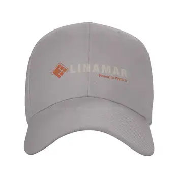Модная качественная джинсовая кепка с логотипом Linamar, вязаная шапка, бейсболка