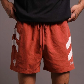 Летние повседневные пляжные шорты с завязками для мужчин, Быстросохнущие, для занятий в тренажерном зале, для пеших прогулок, Дышащие Короткие мужские Новые Свободные уличные брюки 2023