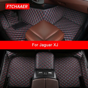 Автомобильные Коврики FTCHAAER на заказ для Jaguar XJ, Автоаксессуары, ковер для ног