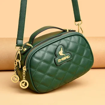 Трендовая роскошная дизайнерская женская сумка 2023, новая сумка-ракушка, высококачественная Мягкая кожаная модная женская сумка через плечо на одно плечо