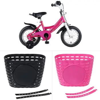 Велосипедная корзина, Полая, для хранения детского велосипеда, трехколесного велосипеда, скутера, Пластиковая подставка для руля, Езда на велосипеде, Детская езда, Покупки