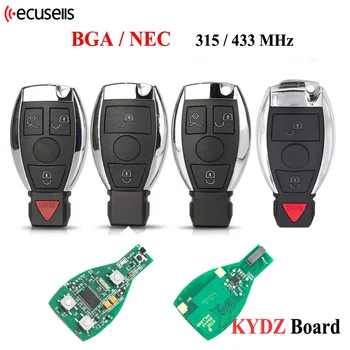 Ecusells KYDZ Board 2/3/4 Кнопки Smart Fob 315 МГц 433 МГц для Mercedes Benz Auto Remote Key Поддержка NEC И BGA 2000 + Года выпуска
