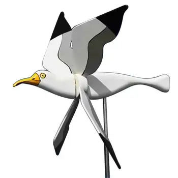 Ветряная мельница Seagulle Whirligig Украшение ветряной мельницы серии Asuka Украшение сада Seagul Пневматическая верхняя Ветряная мельница серии Flying Bird