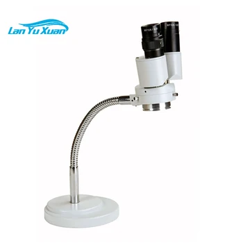 8-кратный стереомикроскоп со светодиодной подсветкой, Бинокулярный стереомикроскоп, Регулируемый шланг для стоматолога, инструмент для пайки полости рта, Инструмент для ремонта печатных плат RX-6D