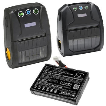 Аккумулятор для портативного принтера CS Для Zebra P1105740 P1105740-01 ZQ200 ZQ210 ZQ220 A0E01KE-00 A0E12KE Емкостью 1500 мАч/11,10 Втч 7,40 В