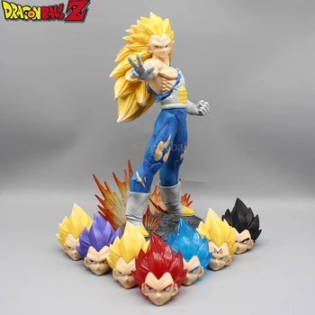 29 см аниме Dragon Ball Z, фигурка Gk Vegetto с 8 головами, фигурка из ПВХ, модель статуи, кукла, Коллекционное Украшение, Игрушка в подарок