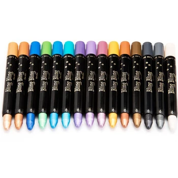 Водостойкие перламутровые тени для век, карандаш-карандаш 15 цветов, стойкие блестящие мерцающие тени для век, карандаш-карандаш для глаз, инструменты для макияжа глаз