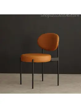 Скандинавский стул, современный простой, легкий, роскошный, с высоким чувством досуга, обеденный стул для кафе, ресторан, креативный домашний туалетный стул