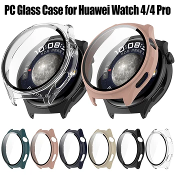 PC Glass Case для Huawei Watch 4 4pro Защитная Пленка для экрана из закаленного Стекла, Защитная рамка Бампера для Huawei Watch 4pro Case Cover