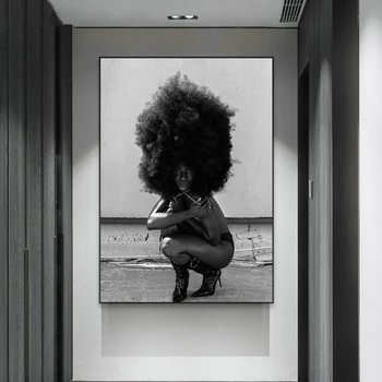 Модный черно-белый настенный художественный плакат с портретом женской модели, принты с алкоголем, настенное искусство, Эстетическая картина на холсте, декор спальни