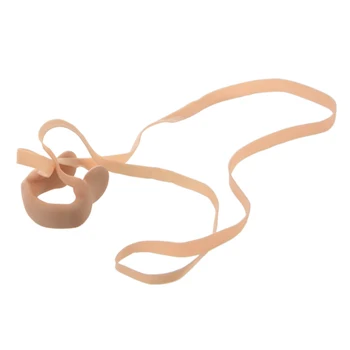 Бежевый эластичный резиновый шнурок для защиты носа для плавания