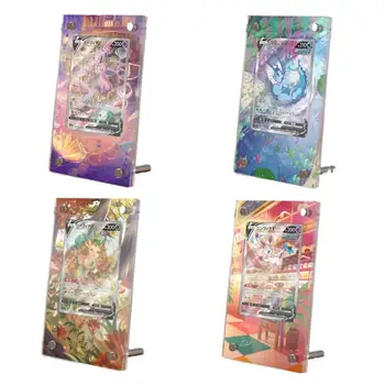 Самодельная подставка для карточек Pokemon Ptcg Eevee Family V Extended Painting Vaporeon Acrylic Collection, в комплект не входят карточки